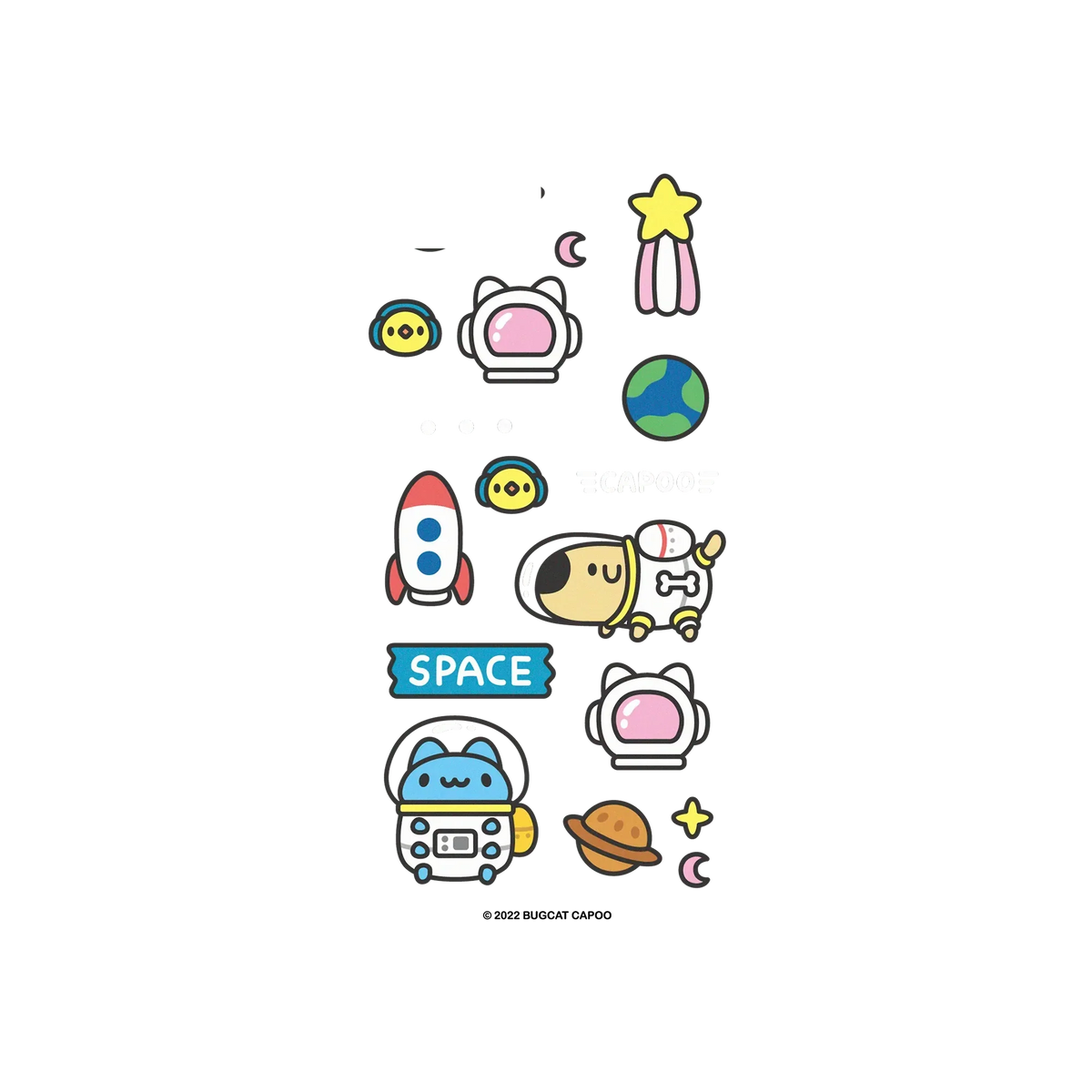 RHINOSHIELD X BUGCAT CAPOO SolidSuit iPhone SE (3rd generation) Case - The Universe Of Capoo