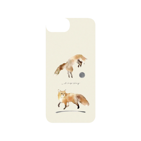 RHINOSHIELD X Liang Feng SolidSuit iPhone SE (3rd generation) Case - foxes