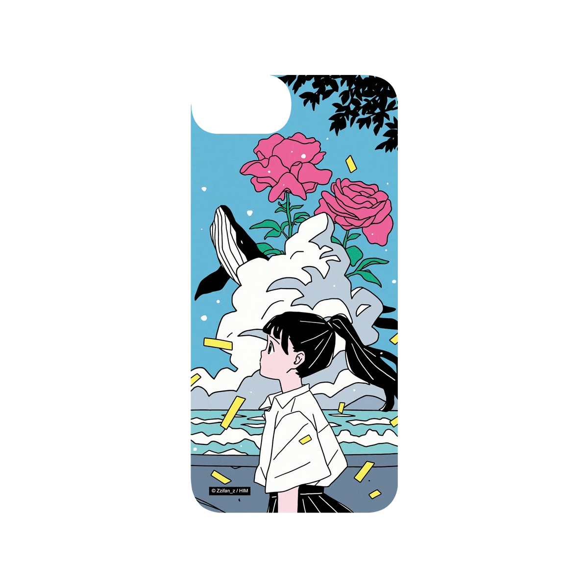 iPhone 8 犀牛盾SolidSuit聯名設計款防摔背蓋手機殼 Zzifan_z - 鯨魚