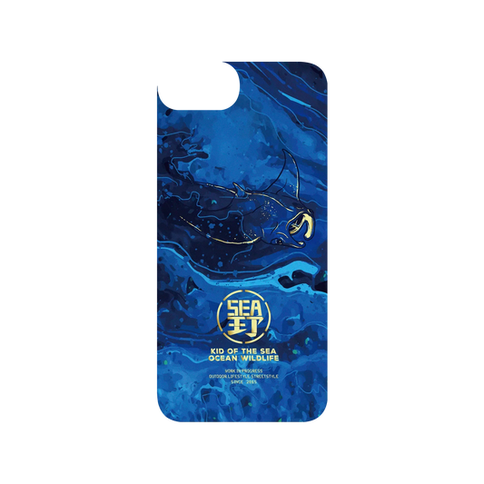 iPhone 7 犀牛盾SolidSuit聯名設計款防摔背蓋手機殼 KID - 野SEA海洋MANTA
