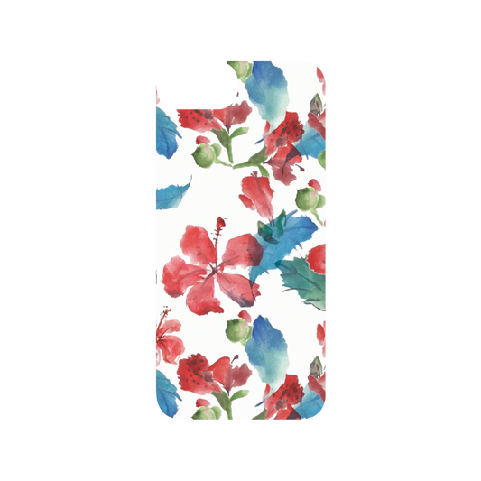 RHINOSHIELD X WasangShow SolidSuit iPhone 8 Case - WAWA - Hibiscus Flower White