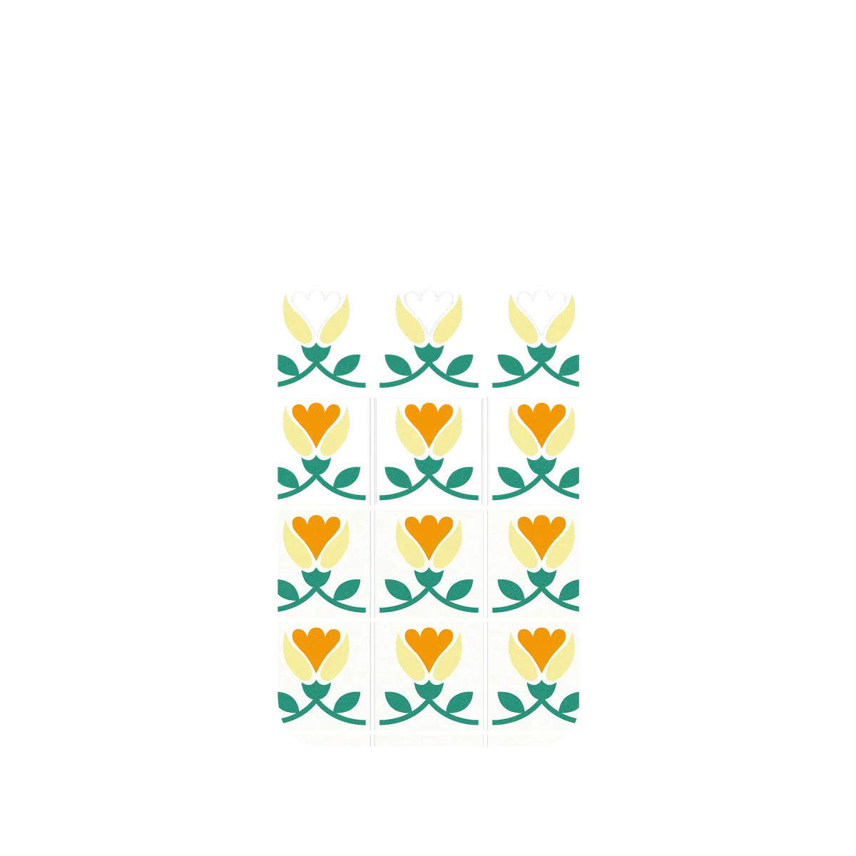 RHINOSHIELD X OldHouseFace SolidSuit iPhone SE (2nd generation) Case - Newtro Tiles - Tulips