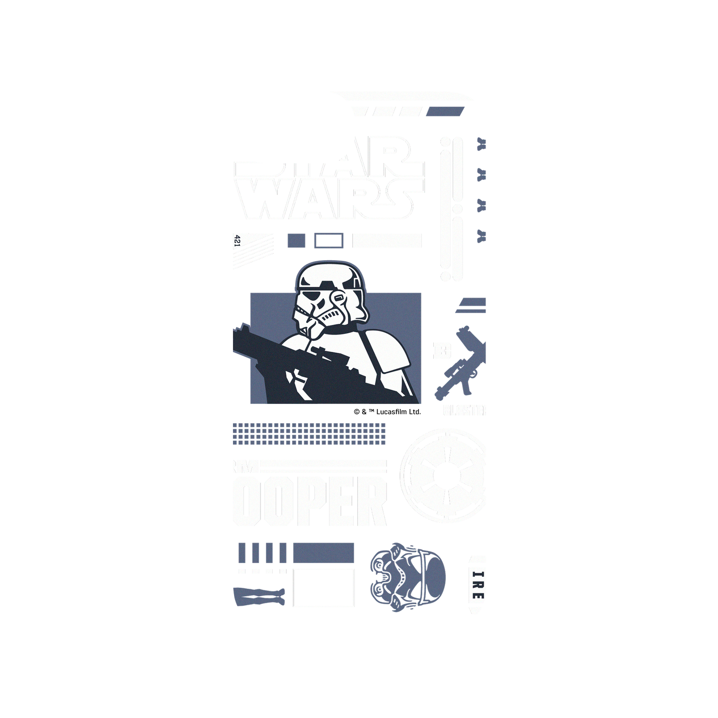 iPhone 7 犀牛盾SolidSuit聯名設計款防摔背蓋手機殼 StarWars 星際大戰系列 - 風暴兵-潮流系列