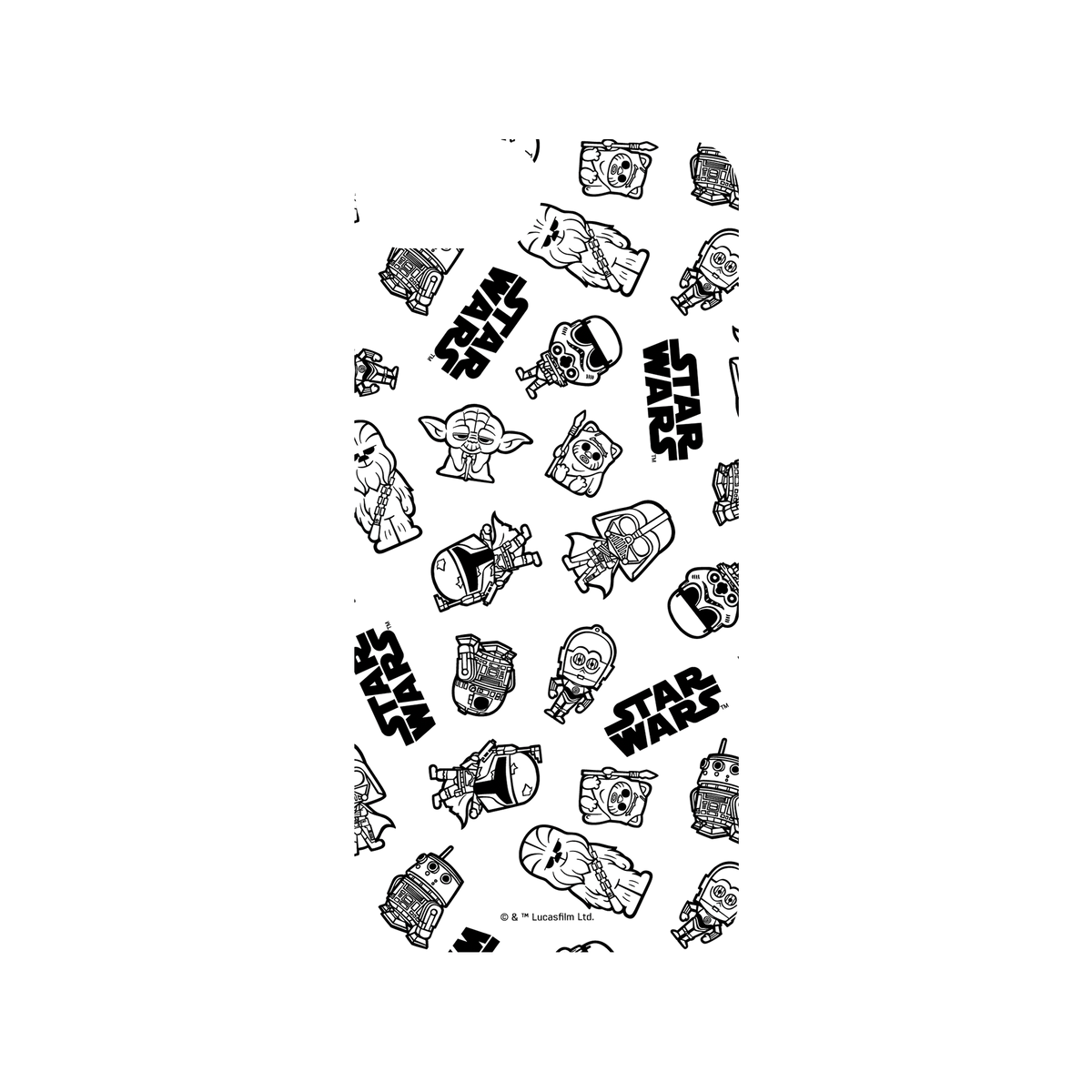 iPhone 7 犀牛盾SolidSuit聯名設計款防摔背蓋手機殼 StarWars 星際大戰系列 - Pattern 星際大戰-Galaxy