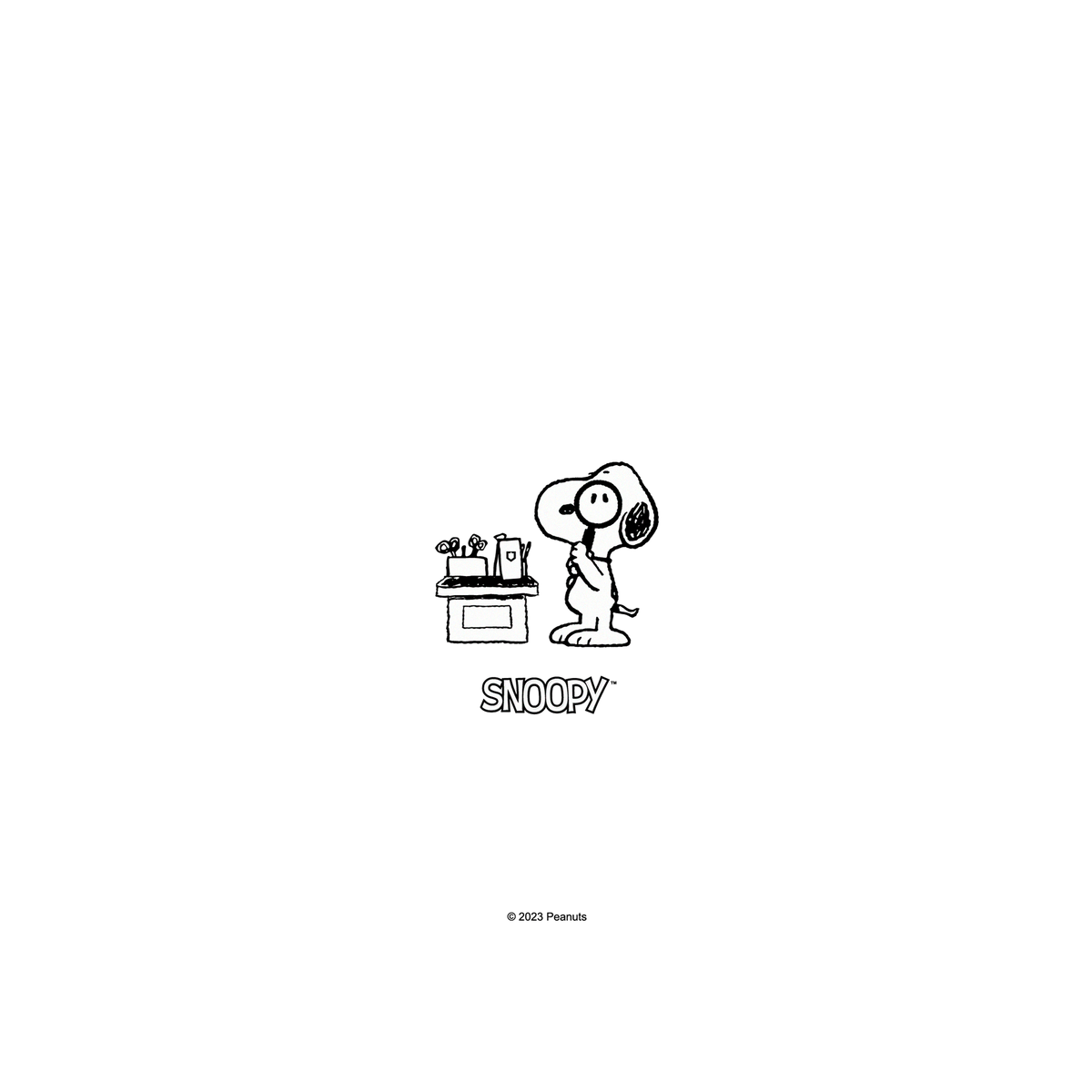 RHINOSHIELD X Snoopy SolidSuit iPhone 8 Case - Detective Snoopy