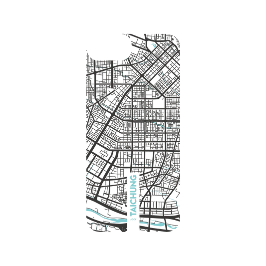 iPhone SE (第2代) 犀牛盾SolidSuit聯名設計款防摔背蓋手機殼 JOCR - Taichung (Black Logo)