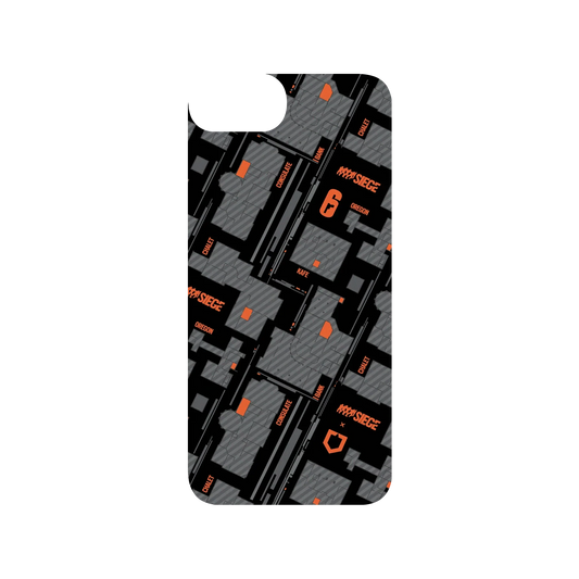 RHINOSHIELD X 6: Siege SolidSuit iPhone SE (2nd generation) Case - Map - Orange