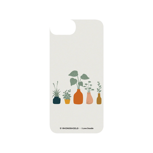 RHINOSHIELD X I Love Doodle SolidSuit iPhone 7 Case - Cat and Plant - Vase