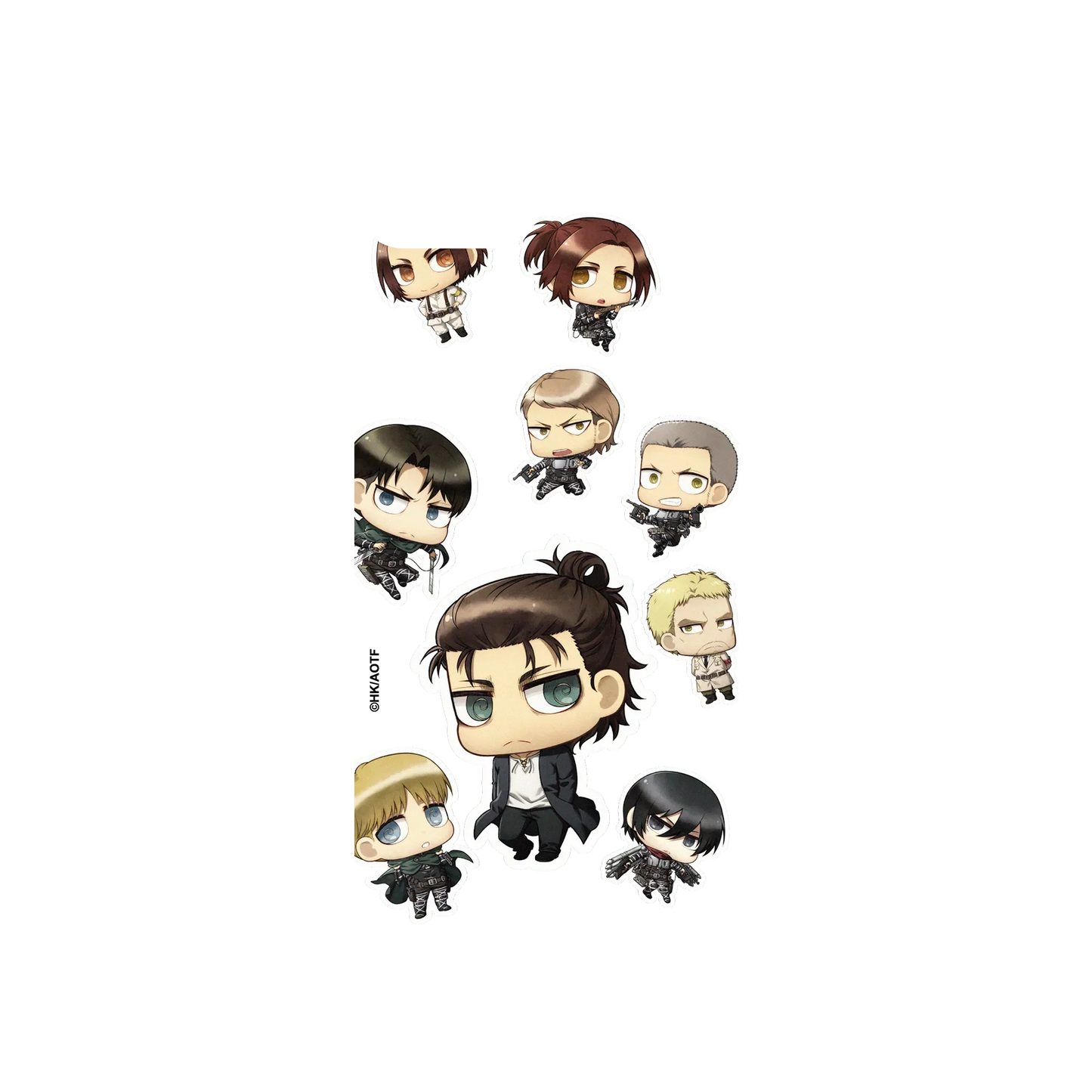 RHINOSHIELD X Attack on Titan SolidSuit iPhone SE (2nd generation) Case - Attack on Titan - Chibi