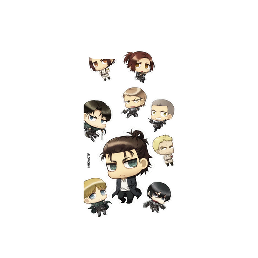RHINOSHIELD X Attack on Titan SolidSuit iPhone SE (2nd generation) Case - Attack on Titan - Chibi