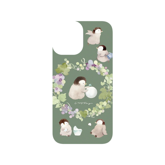 RHINOSHIELD X Liang Feng SolidSuit iPhone 12 mini Case - Busy penguin