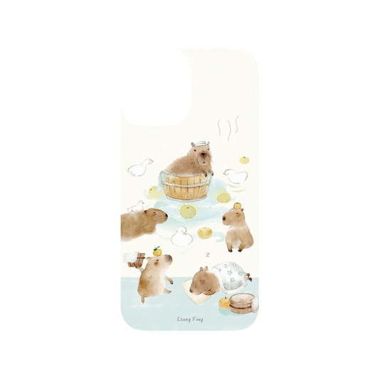 RHINOSHIELD X Liang Feng SolidSuit iPhone 12 mini Case - capybaras