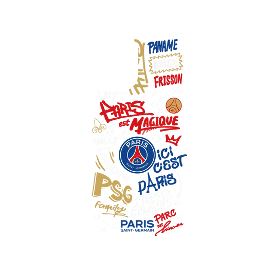 RHINOSHIELD X PSG SolidSuit iPhone 12 mini Case - Paris Saint-Germain - Graffiti