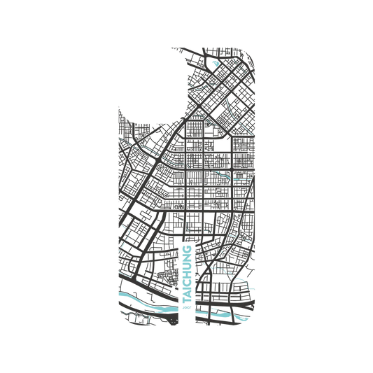 iPhone 12 mini 犀牛盾SolidSuit聯名設計款防摔背蓋手機殼 JOCR - Taichung (Black Logo)