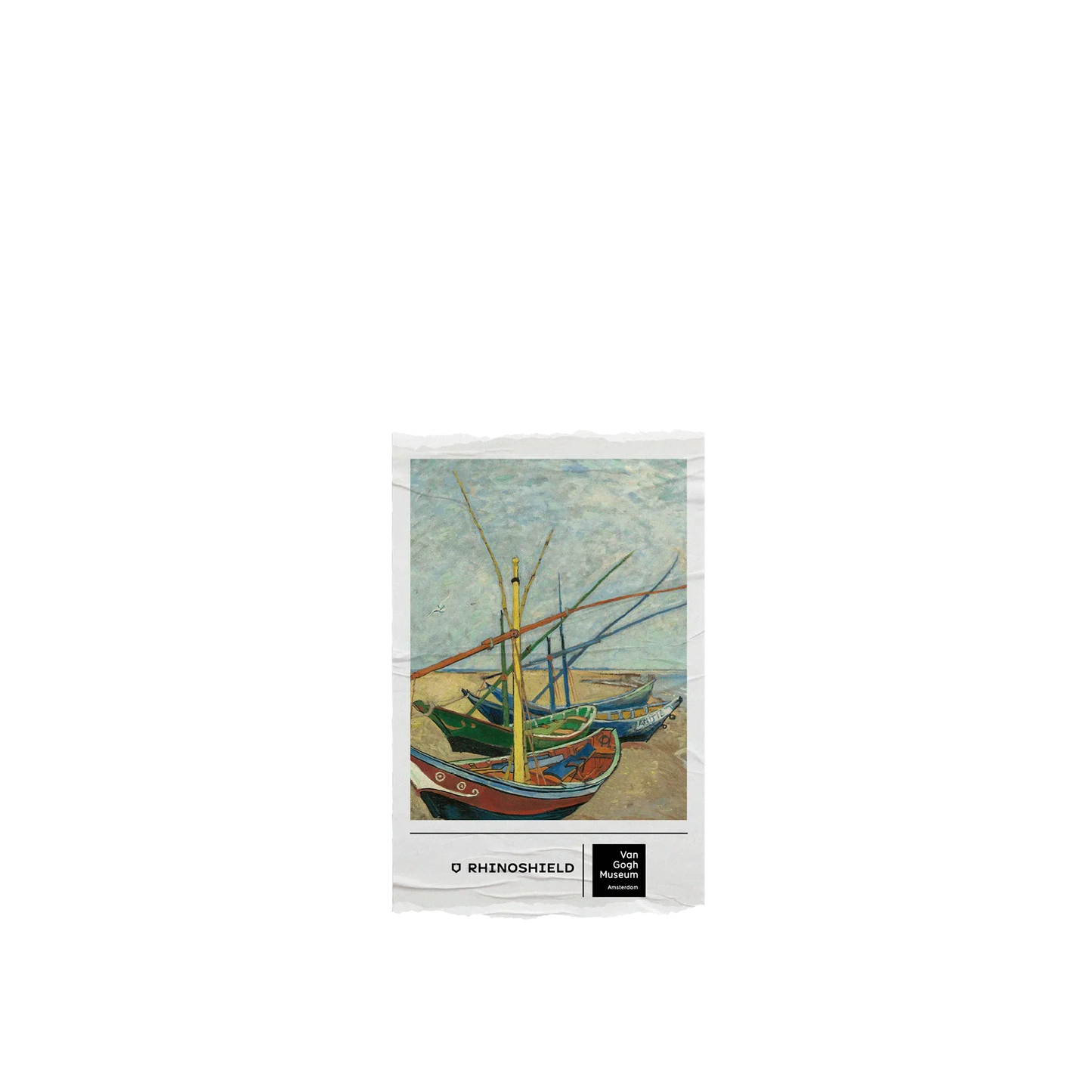RHINOSHIELD X Van Gogh Museum  SolidSuit iPhone 12 mini Case - Fishing Boats on the Beach - Ticket