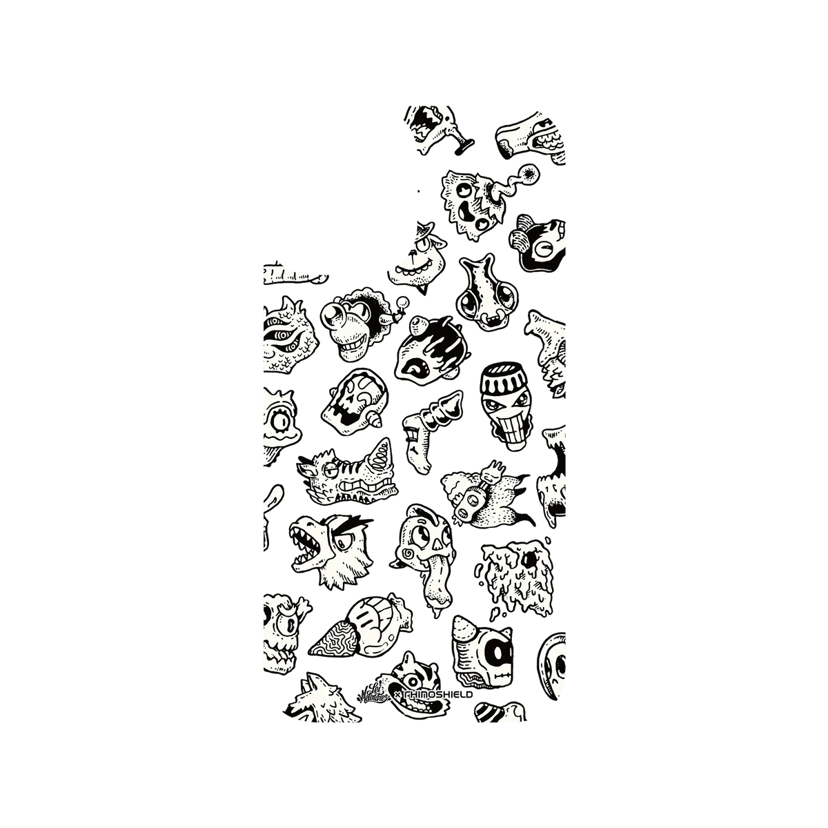 RHINOSHIELD X Lei Melendres SolidSuit iPhone 12 mini Case - Monster Head Collection