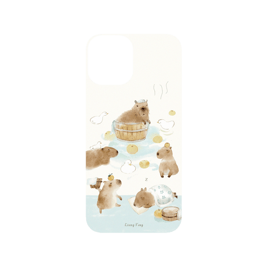 RHINOSHIELD X Liang Feng SolidSuit iPhone 12 Pro Case - capybaras