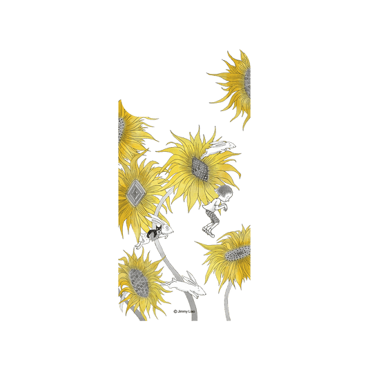 RHINOSHIELD X Jimmy SolidSuit iPhone 12 Pro Case - Year of the Rabbit Series - Chasing in the sunflowers field