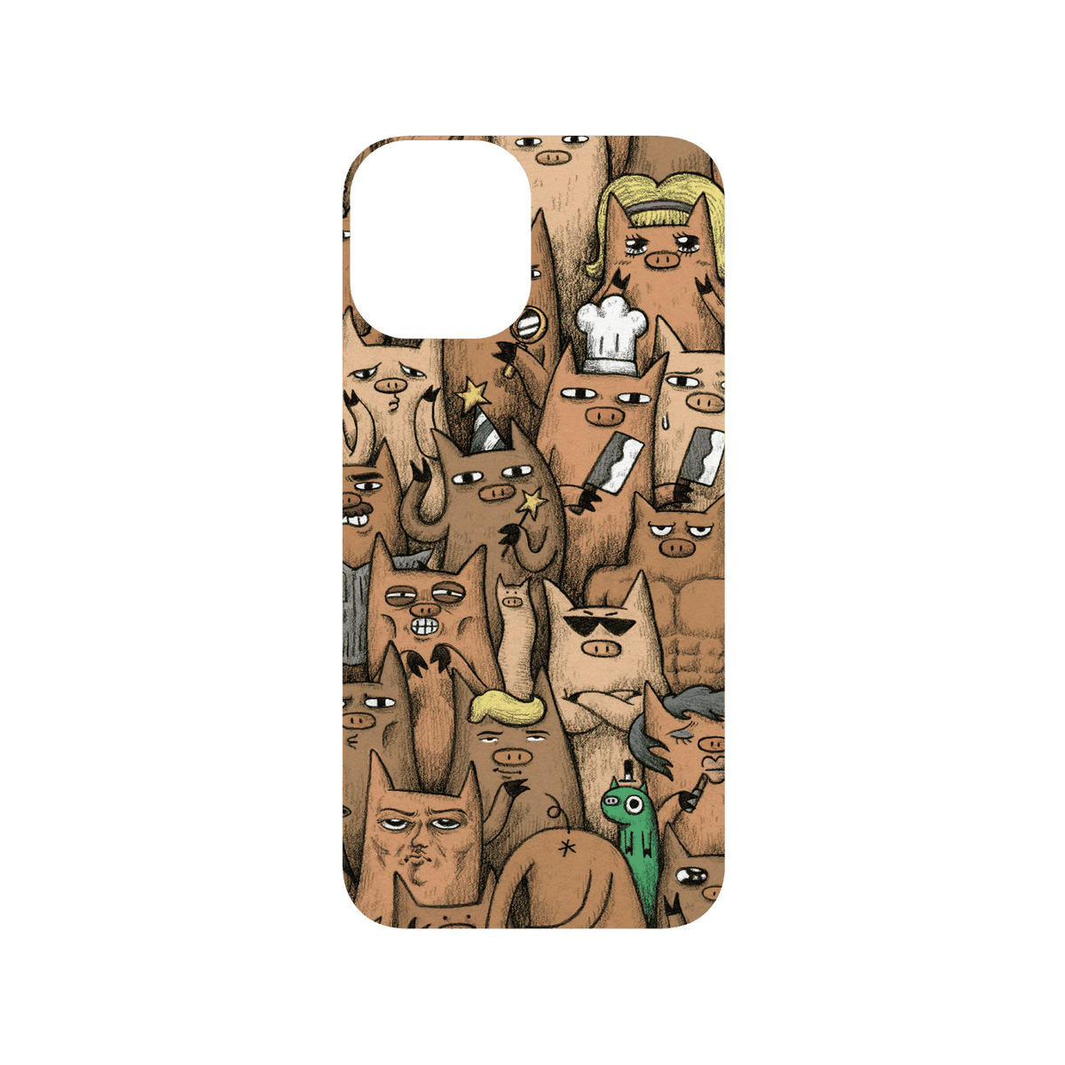 RhinoShield X Incrediville SolidSuit iPhone 12 Case - Revenge of the Pigs