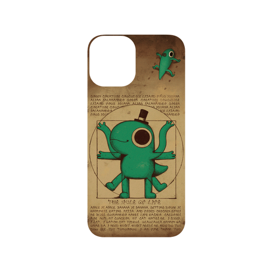 RhinoShield X Incrediville SolidSuit iPhone 12 Pro Case - Vitruvian Lizard