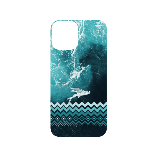 RHINOSHIELD X WasangShow SolidSuit iPhone 12 Pro Case - Flying Fish in the Deep Sea
