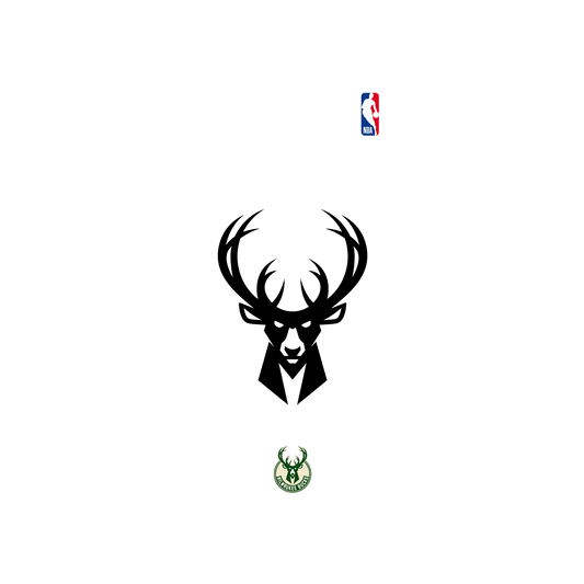 RHINOSHIELD X NBA SolidSuit (MagSafe compatible) iPhone 12 Case - Milwaukee Bucks B&W