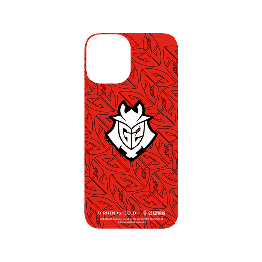 RhinoShield X G2 Esports SolidSuit iPhone 12 Case - G2 - Red Pattern