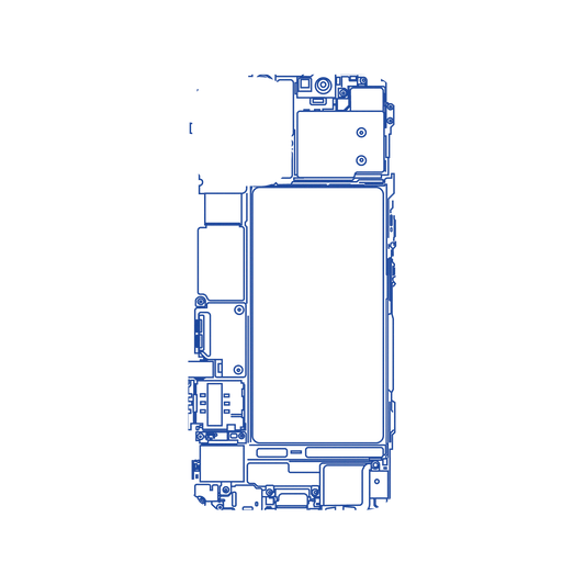 RhinoShield X JOCR SolidSuit iPhone 12 Case - Inside an iPhone - Blue