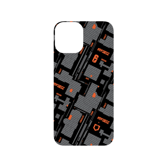 RhinoShield X 6: Siege SolidSuit iPhone 12 Pro Case - Map - Orange