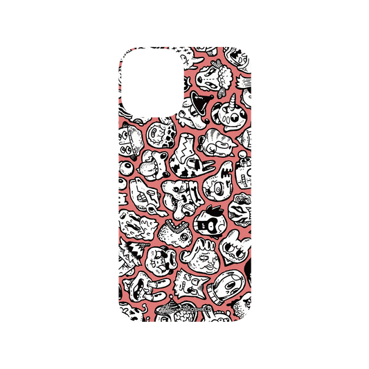 RhinoShield X Lei Melendres SolidSuit iPhone 12 Case - Puzzle Heads Red 2