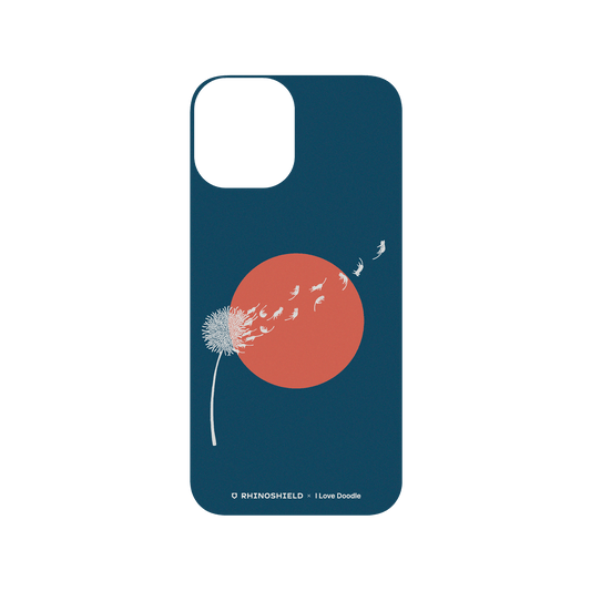 RhinoShield X I Love Doodle SolidSuit iPhone 12 Pro Case - Cat and Plant - Dandelion