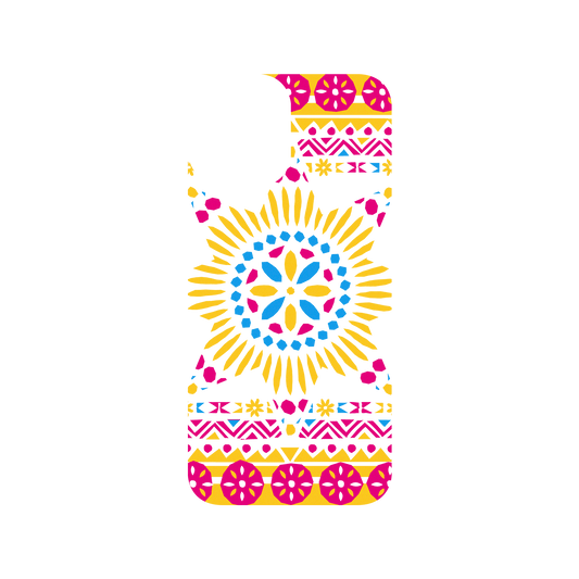 iPhone 12 Pro Max 犀牛盾SolidSuit聯名設計款防摔背蓋手機殼 花生騷 - 八角星經典圖騰