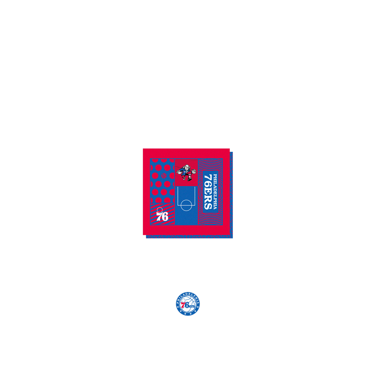 iPhone 12 Pro Max 犀牛盾SolidSuit聯名設計款防摔背蓋手機殼 NBA - 主場系列-費城76人 Philadelphia 76ers - Home Court