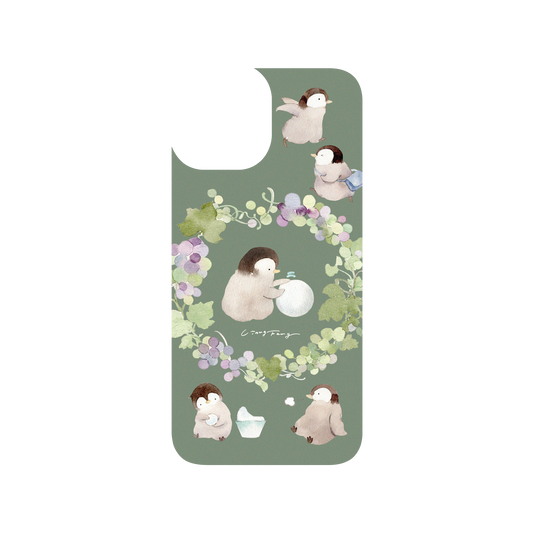 RHINOSHIELD X Liang Feng SolidSuit iPhone 13 mini Case - Busy penguin