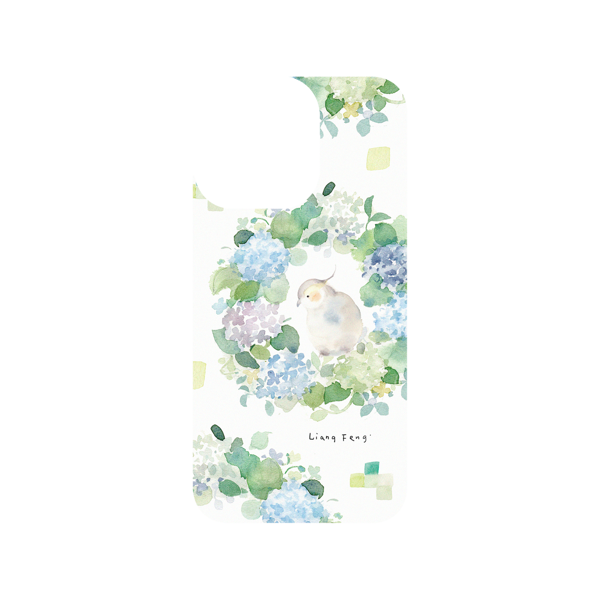 RHINOSHIELD X Liang Feng SolidSuit iPhone 13 Pro Case - Hydrangeas
