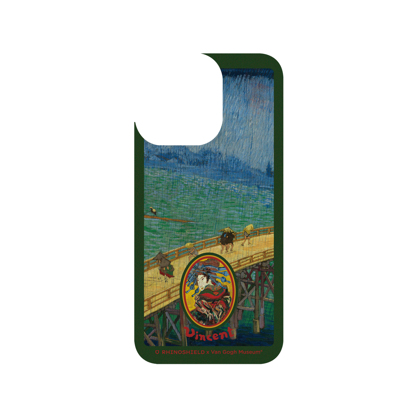RHINOSHIELD X Van Gogh Museum SolidSuit iPhone 13 Pro Case - Bridge in the Rain - Frame