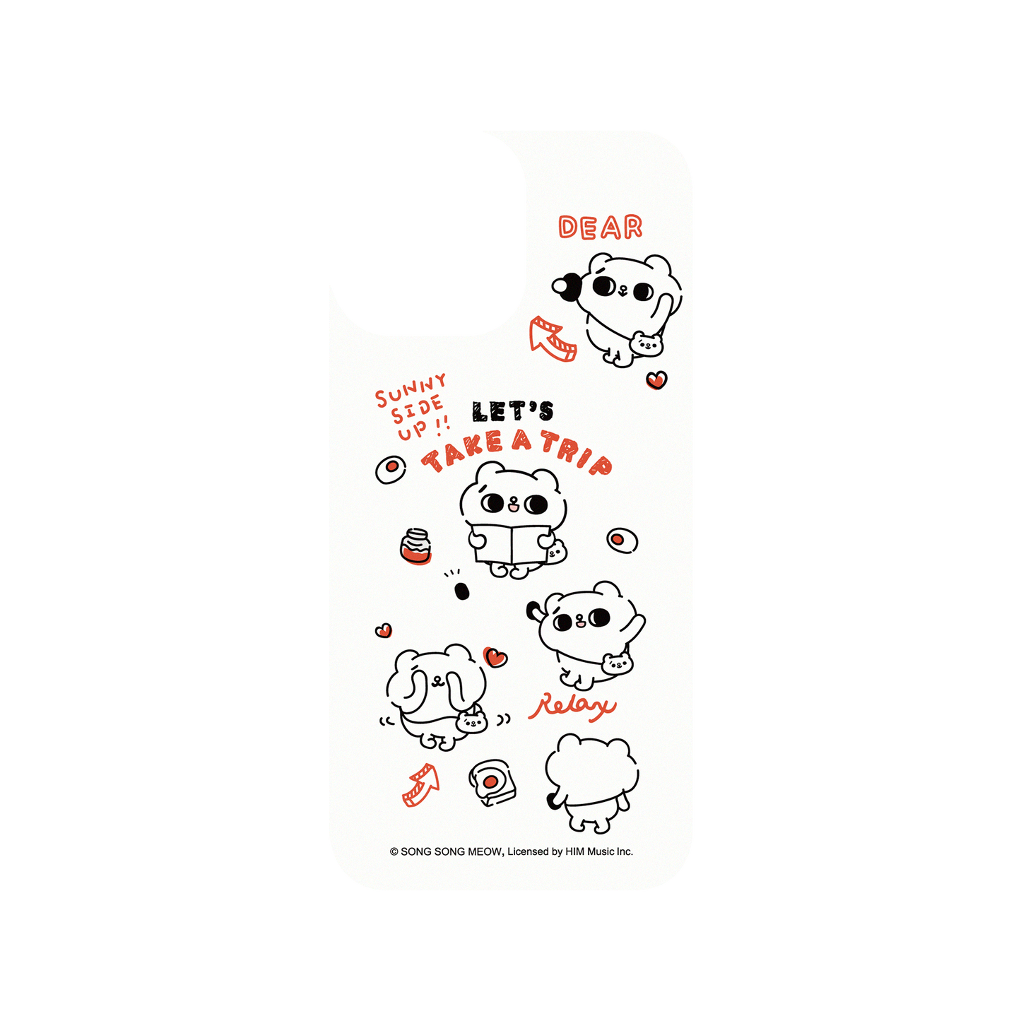 RHINOSHIELD X Song Song Meow by SECOND SolidSuit iPhone 13 Pro Max Case - Let's take a trip!