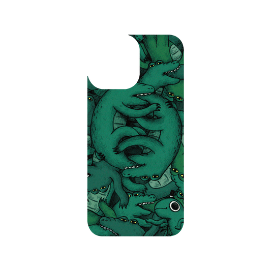 RHINOSHIELD X Incrediville SolidSuit iPhone 13 Pro Max Case - Crocodille Ying Yang