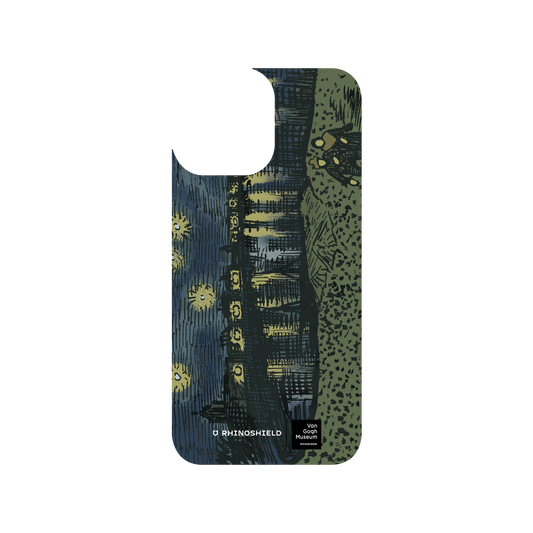 RHINOSHIELD X Van Gogh Museum  SolidSuit iPhone 13 Pro Max Case - Sketch of Starry Night Over the Rhône - Recolored by RHINOSHIELD