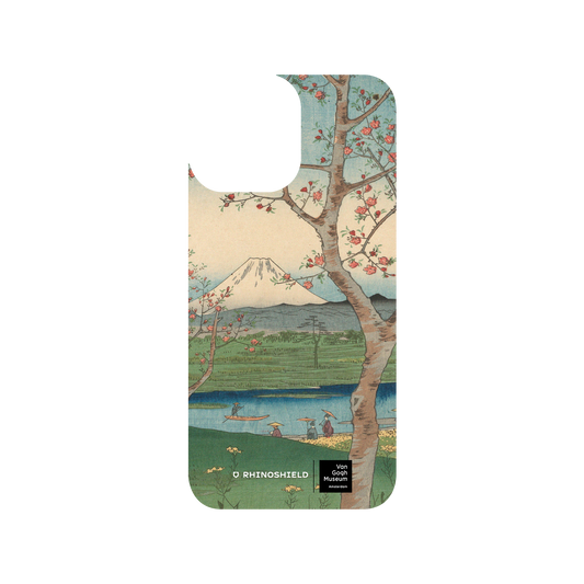 RHINOSHIELD X Van Gogh Museum  SolidSuit iPhone 13 Pro Max Case - View of Mount Fuji from Koshigaya - Utagawa Hiroshige