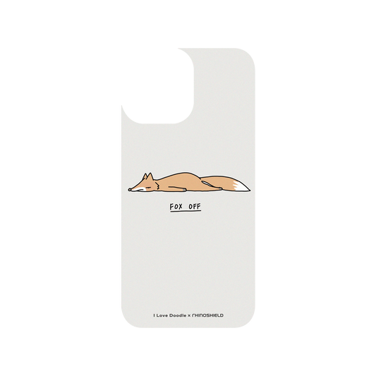 RHINOSHIELD X I Love Doodle SolidSuit iPhone 13 Pro Max Case - Fox Off
