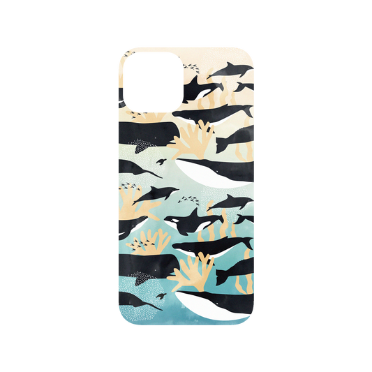 RHINOSHIELD X WasangShow SolidSuit iPhone 13 Case - Call of the Ocean