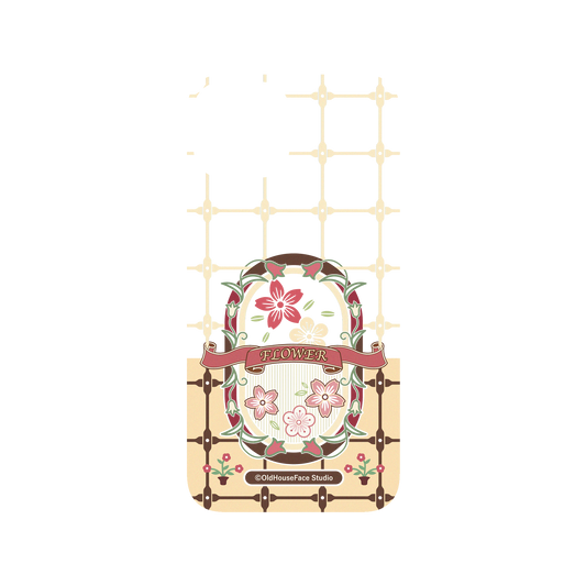 RHINOSHIELD X OldHouseFace SolidSuit iPhone 13 Case - Tiles - Flower