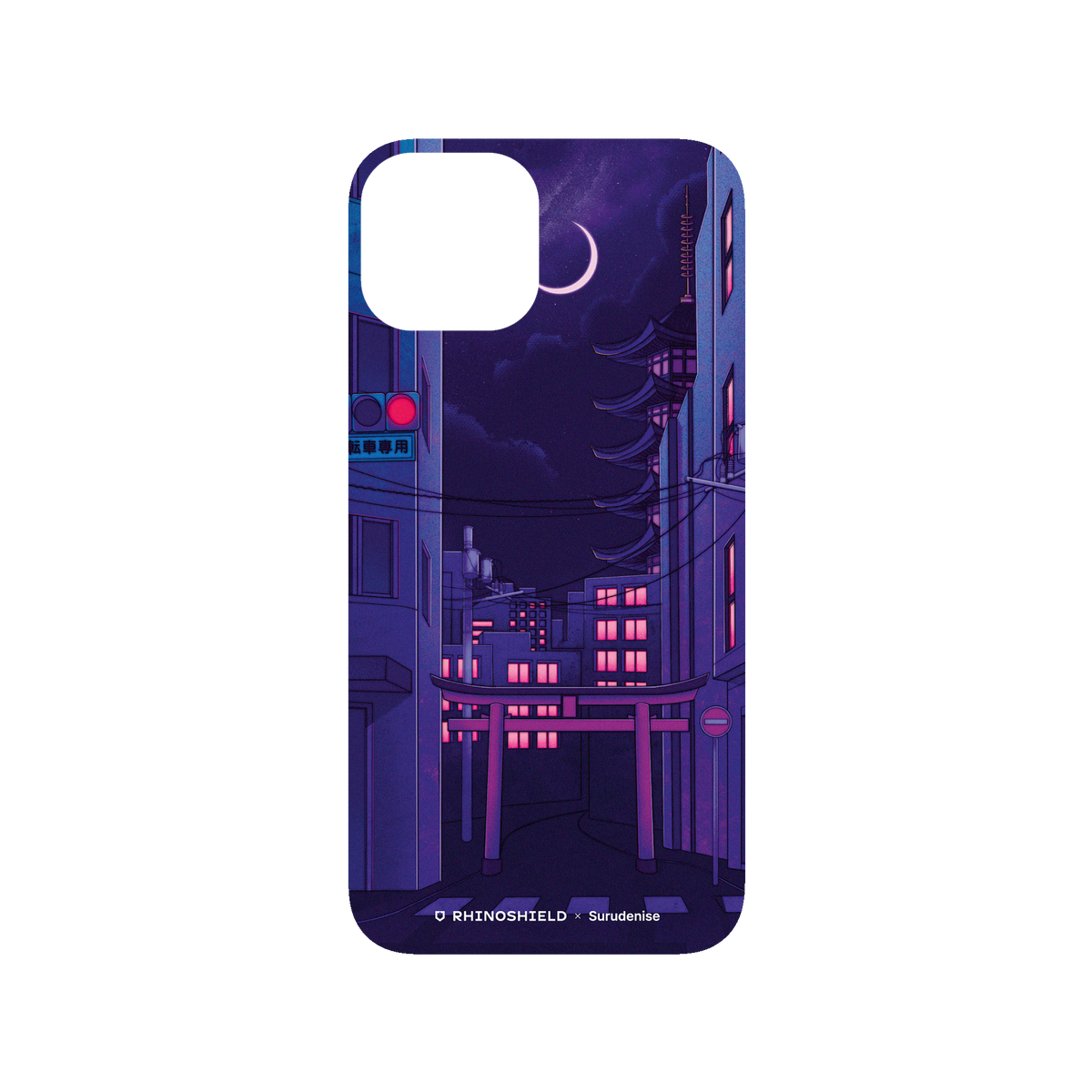 RHINOSHIELD X Surudenise SolidSuit iPhone 13 Case - Tokyo Night