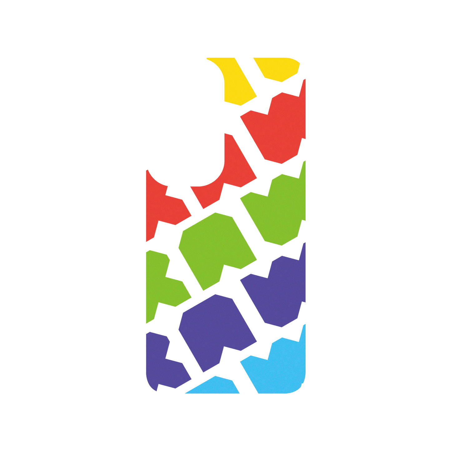 RHINOSHIELD X JOCR SolidSuit Samsung Galaxy S24 Case - Raw Rainbow Pattern Big