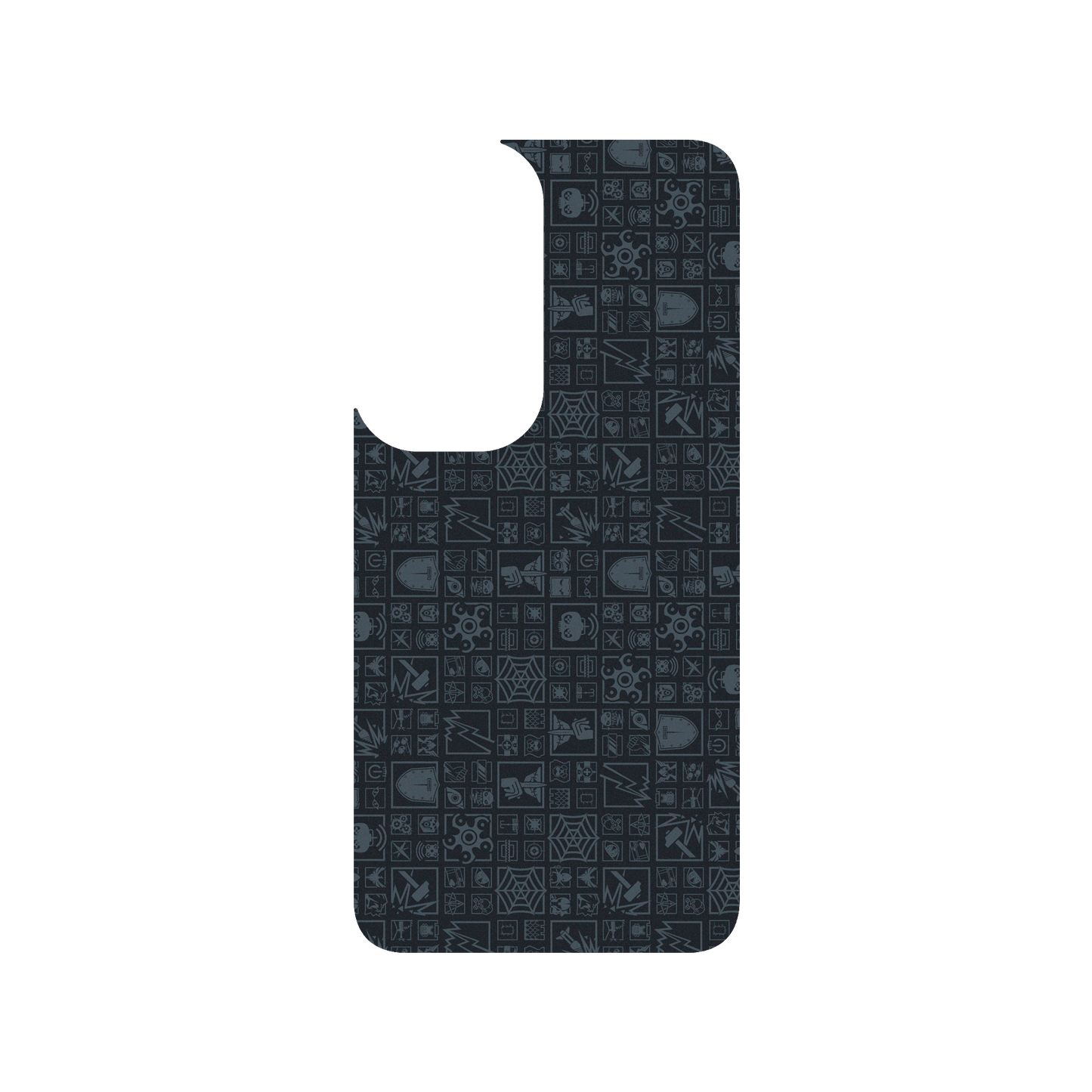 RHINOSHIELD X 6: Siege SolidSuit Samsung Galaxy S24 Case - Mosaic - Dark Blue