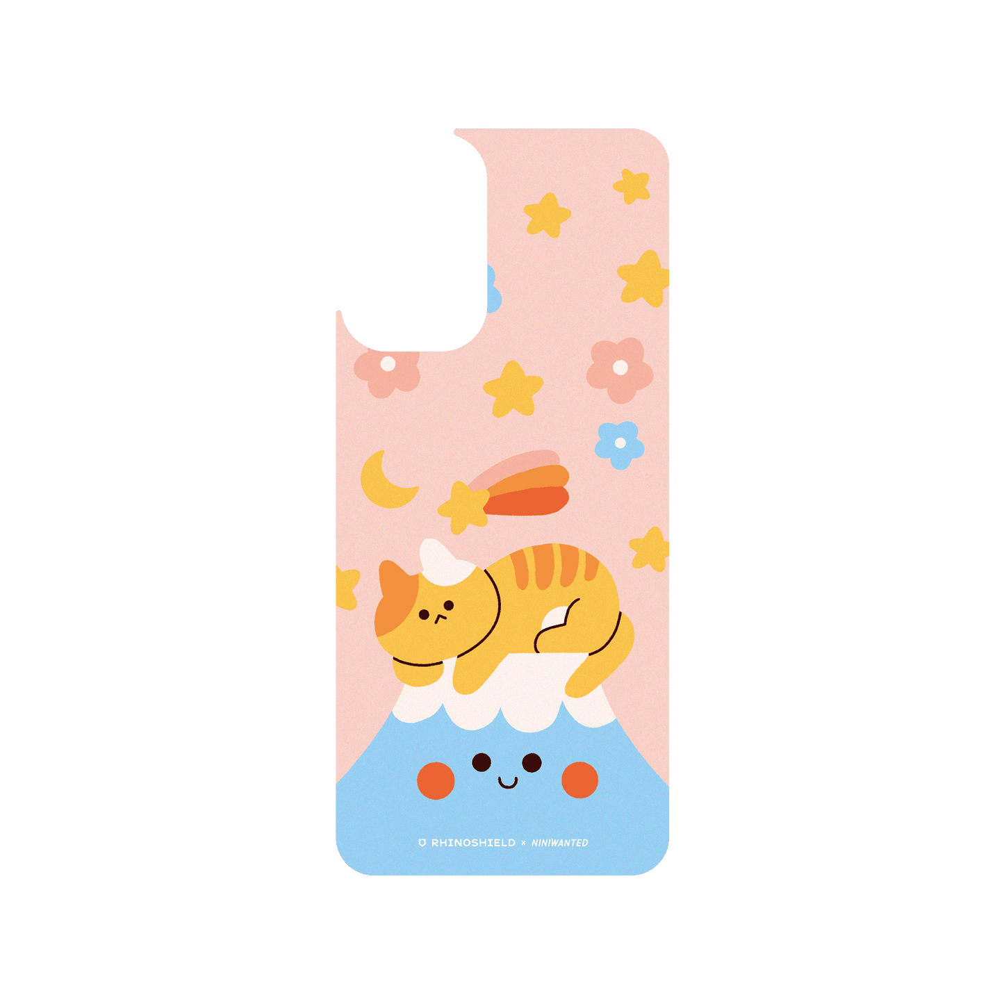 RHINOSHIELD X NINIWANTED SolidSuit Samsung Galaxy A13 (4G) Case - Cat on Mount Fuji